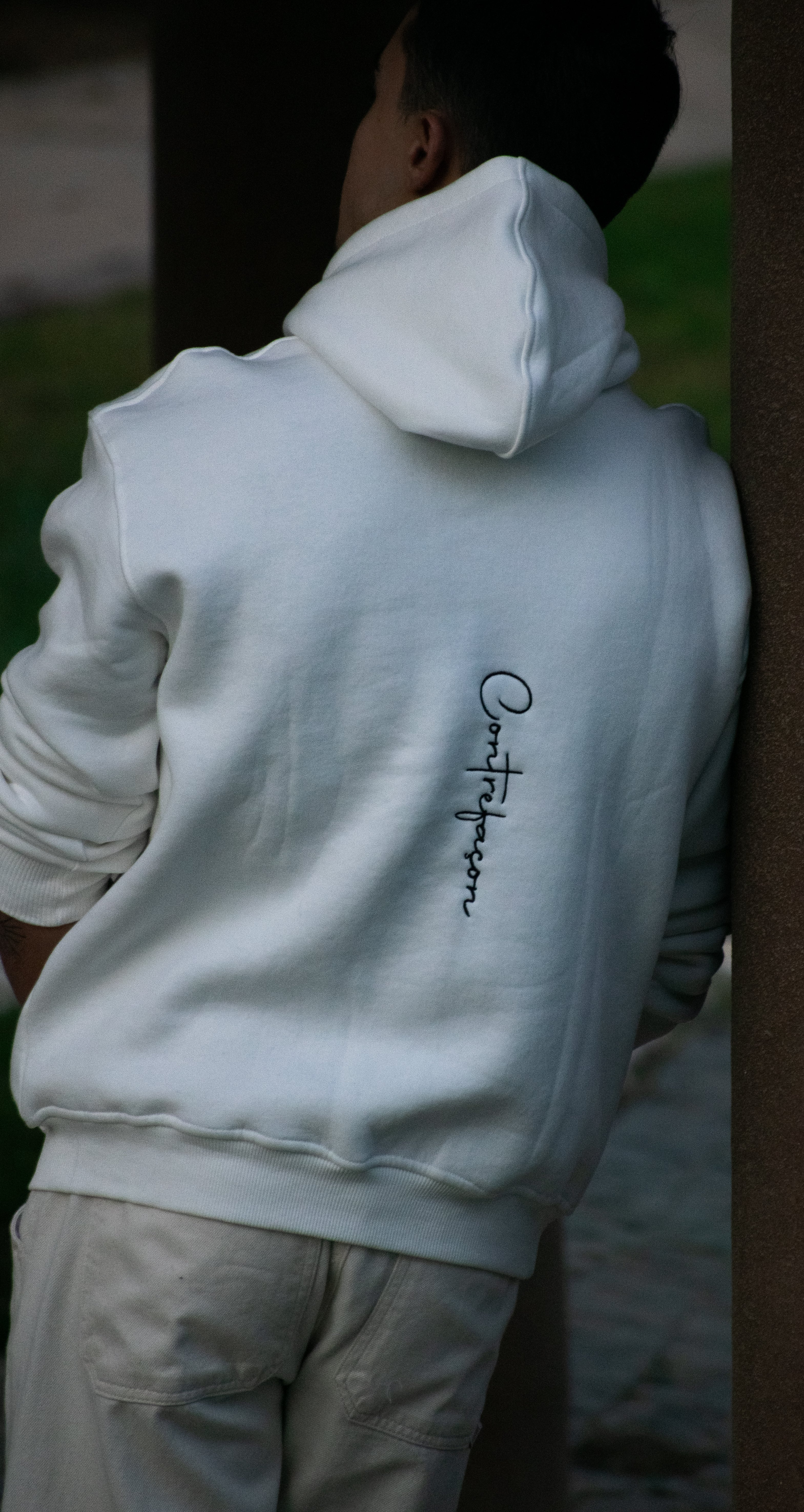 Blanc cassé Hoodie