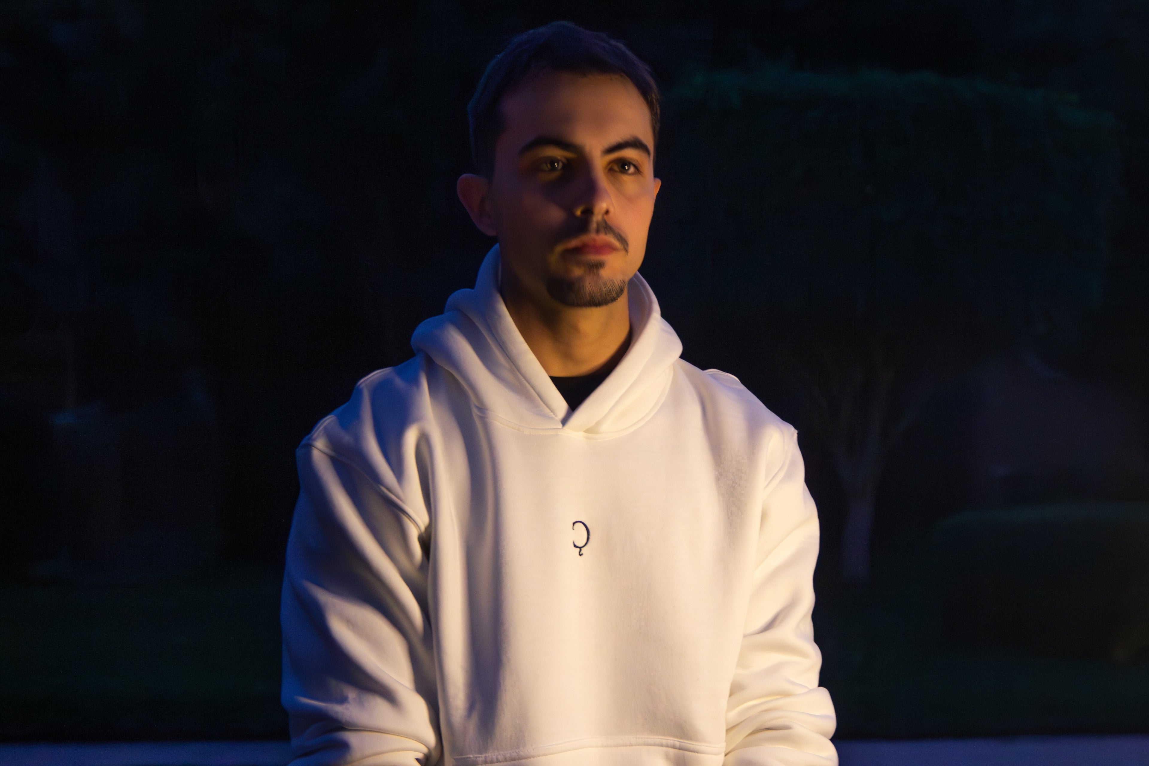 Blanc cassé Hoodie